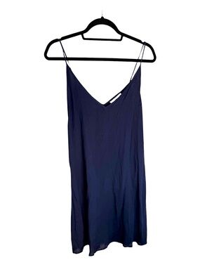 Antik Batik Navy Blue Viscose Slip Dress XS
